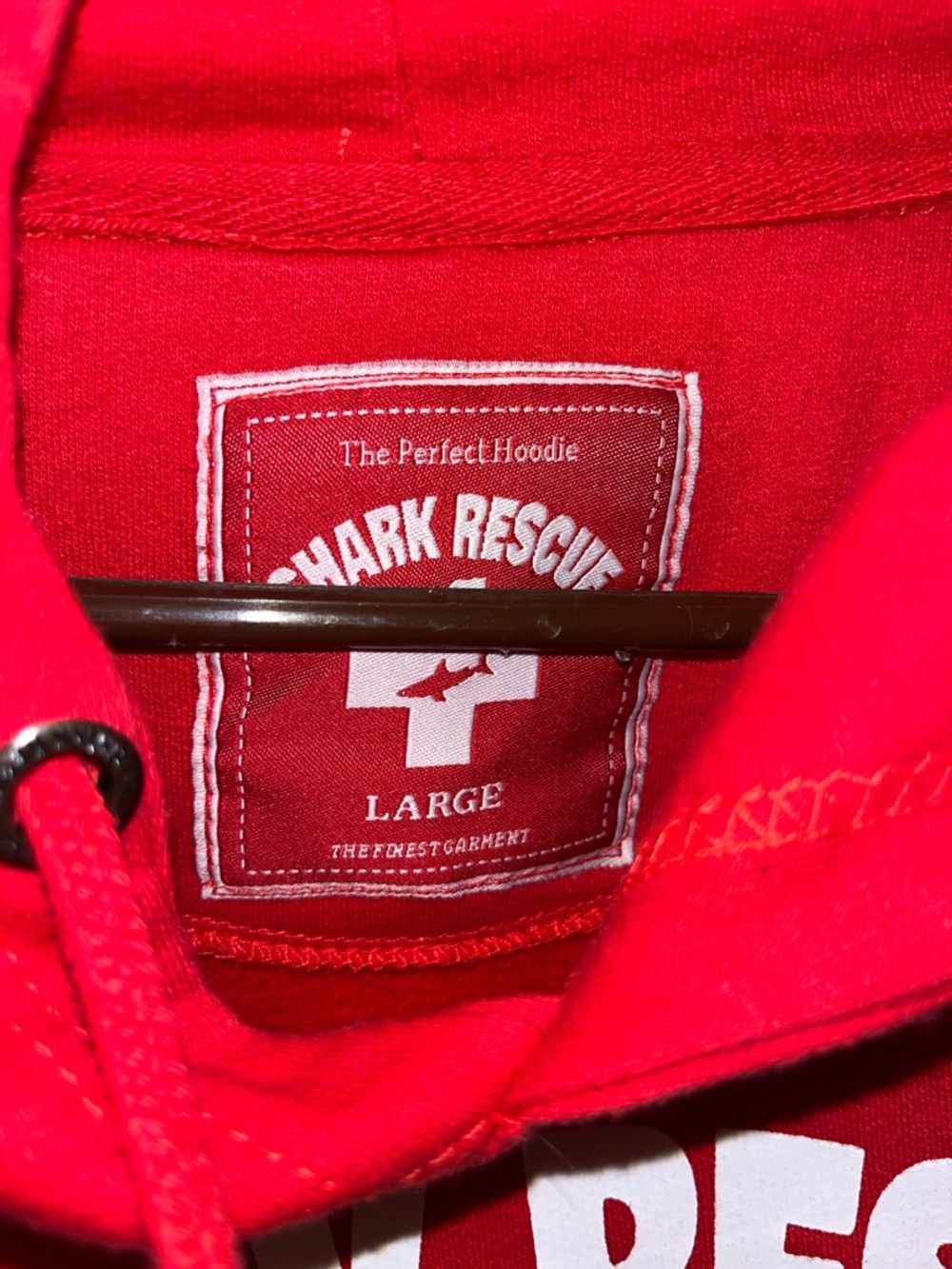 Shark Rescue Red Hoodie - Picture 3 of 3